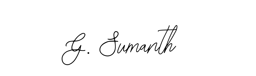 Once you've used our free online signature maker to create your best signature Bearetta-2O07w style, it's time to enjoy all of the benefits that G. Sumanth name signing documents. G. Sumanth signature style 12 images and pictures png