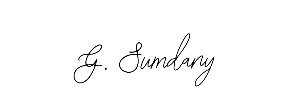 You can use this online signature creator to create a handwritten signature for the name G. Sumdany. This is the best online autograph maker. G. Sumdany signature style 12 images and pictures png