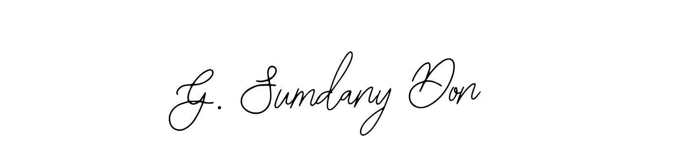 This is the best signature style for the G. Sumdany Don name. Also you like these signature font (Bearetta-2O07w). Mix name signature. G. Sumdany Don signature style 12 images and pictures png