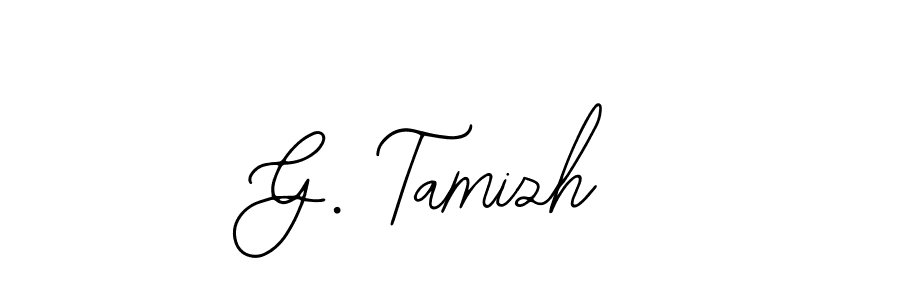 How to Draw G. Tamizh signature style? Bearetta-2O07w is a latest design signature styles for name G. Tamizh. G. Tamizh signature style 12 images and pictures png