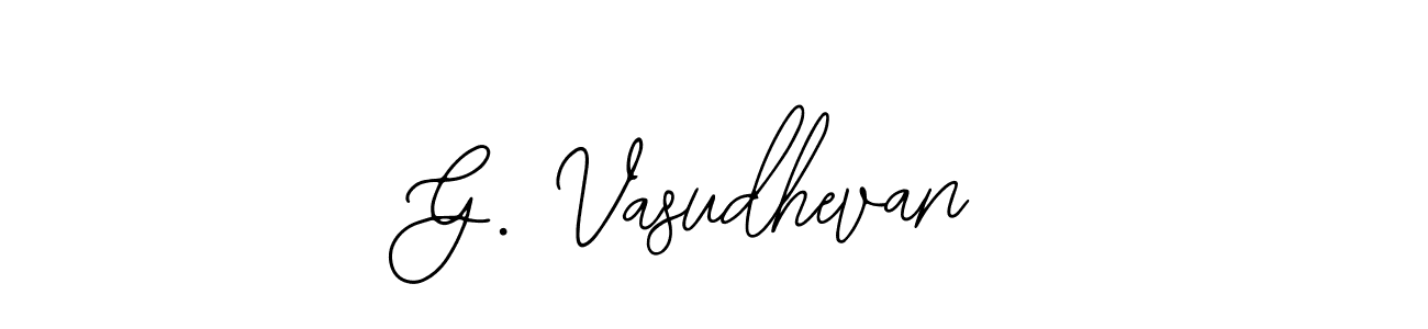 Use a signature maker to create a handwritten signature online. With this signature software, you can design (Bearetta-2O07w) your own signature for name G. Vasudhevan. G. Vasudhevan signature style 12 images and pictures png