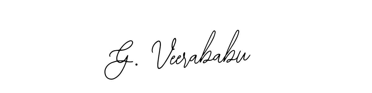 Make a beautiful signature design for name G. Veerababu. With this signature (Bearetta-2O07w) style, you can create a handwritten signature for free. G. Veerababu signature style 12 images and pictures png