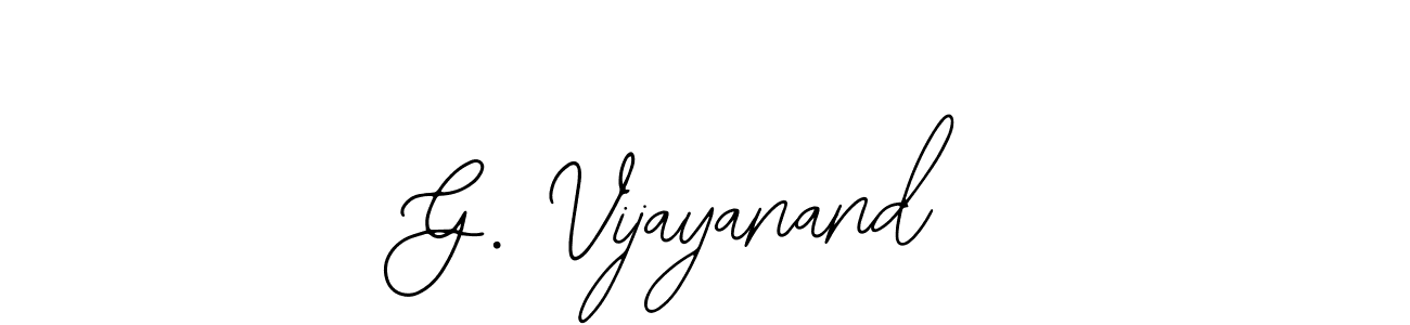 Best and Professional Signature Style for G. Vijayanand. Bearetta-2O07w Best Signature Style Collection. G. Vijayanand signature style 12 images and pictures png