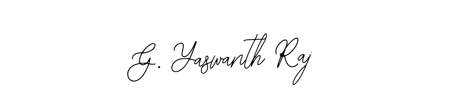 Also You can easily find your signature by using the search form. We will create G. Yaswanth Raj name handwritten signature images for you free of cost using Bearetta-2O07w sign style. G. Yaswanth Raj signature style 12 images and pictures png