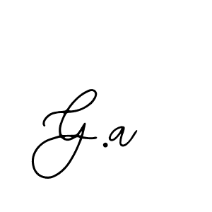 Also You can easily find your signature by using the search form. We will create G.a name handwritten signature images for you free of cost using Bearetta-2O07w sign style. G.a signature style 12 images and pictures png