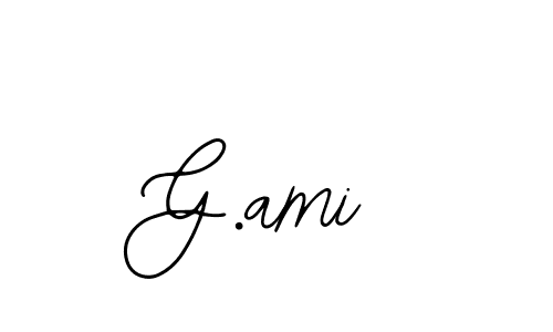 It looks lik you need a new signature style for name G.ami. Design unique handwritten (Bearetta-2O07w) signature with our free signature maker in just a few clicks. G.ami signature style 12 images and pictures png