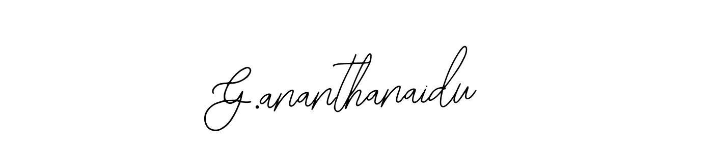 Once you've used our free online signature maker to create your best signature Bearetta-2O07w style, it's time to enjoy all of the benefits that G.ananthanaidu name signing documents. G.ananthanaidu signature style 12 images and pictures png