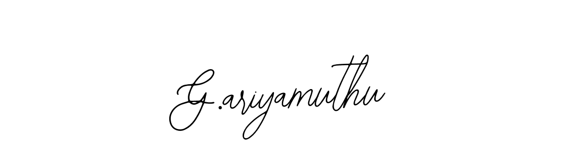 Best and Professional Signature Style for G.ariyamuthu. Bearetta-2O07w Best Signature Style Collection. G.ariyamuthu signature style 12 images and pictures png