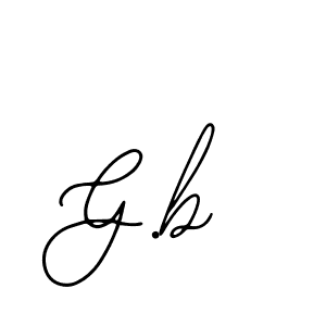 Make a beautiful signature design for name G.b. With this signature (Bearetta-2O07w) style, you can create a handwritten signature for free. G.b signature style 12 images and pictures png