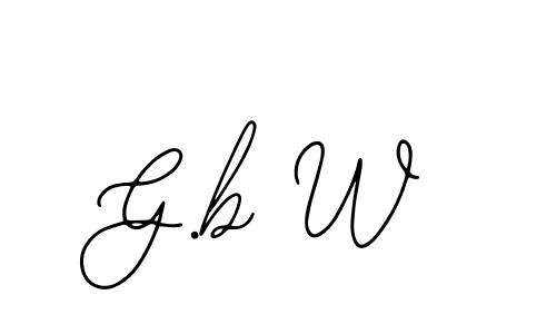 This is the best signature style for the G.b W name. Also you like these signature font (Bearetta-2O07w). Mix name signature. G.b W signature style 12 images and pictures png
