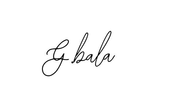 G.bala stylish signature style. Best Handwritten Sign (Bearetta-2O07w) for my name. Handwritten Signature Collection Ideas for my name G.bala. G.bala signature style 12 images and pictures png