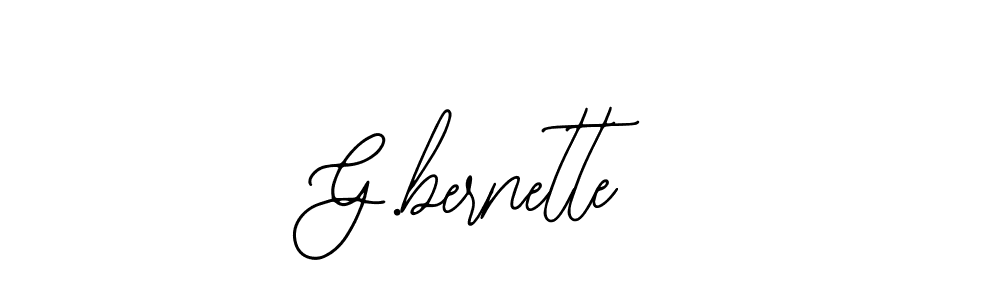You should practise on your own different ways (Bearetta-2O07w) to write your name (G.bernette) in signature. don't let someone else do it for you. G.bernette signature style 12 images and pictures png