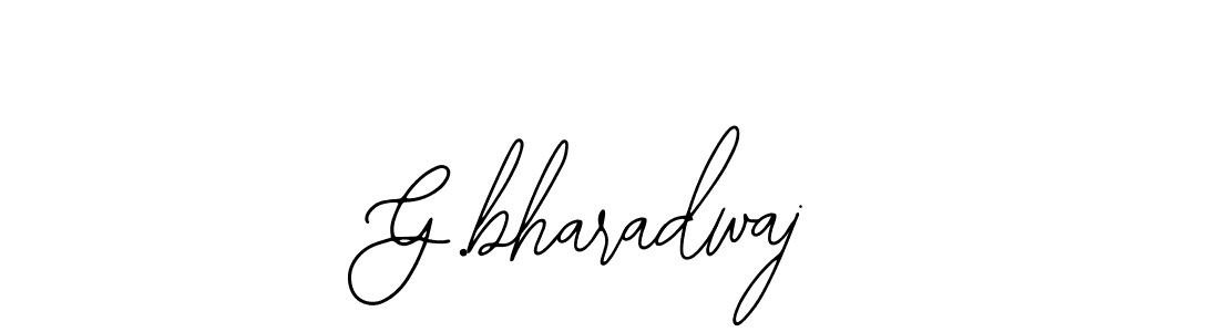 Make a beautiful signature design for name G.bharadwaj. With this signature (Bearetta-2O07w) style, you can create a handwritten signature for free. G.bharadwaj signature style 12 images and pictures png