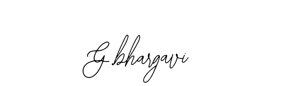 How to make G.bhargavi signature? Bearetta-2O07w is a professional autograph style. Create handwritten signature for G.bhargavi name. G.bhargavi signature style 12 images and pictures png