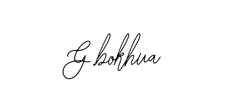 It looks lik you need a new signature style for name G.bokhua. Design unique handwritten (Bearetta-2O07w) signature with our free signature maker in just a few clicks. G.bokhua signature style 12 images and pictures png