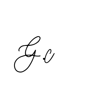 Make a beautiful signature design for name G.c. With this signature (Bearetta-2O07w) style, you can create a handwritten signature for free. G.c signature style 12 images and pictures png