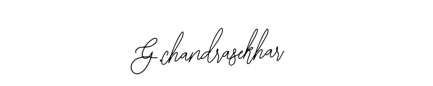 How to Draw G.chandrasekhar signature style? Bearetta-2O07w is a latest design signature styles for name G.chandrasekhar. G.chandrasekhar signature style 12 images and pictures png