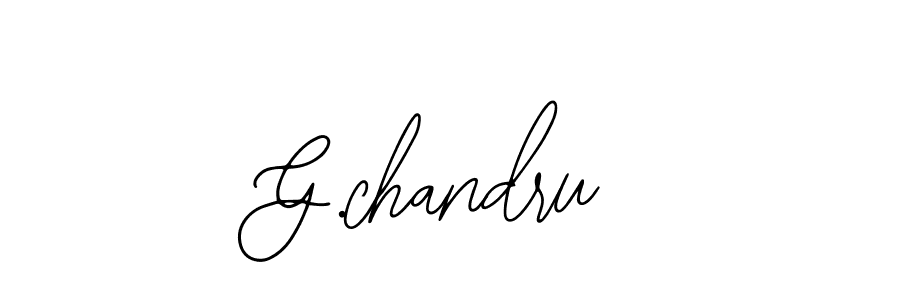 G.chandru stylish signature style. Best Handwritten Sign (Bearetta-2O07w) for my name. Handwritten Signature Collection Ideas for my name G.chandru. G.chandru signature style 12 images and pictures png