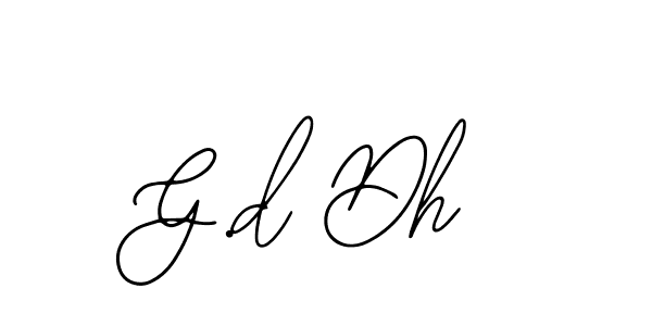 You should practise on your own different ways (Bearetta-2O07w) to write your name (G.d Dh) in signature. don't let someone else do it for you. G.d Dh signature style 12 images and pictures png