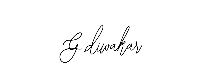 You should practise on your own different ways (Bearetta-2O07w) to write your name (G.diwakar) in signature. don't let someone else do it for you. G.diwakar signature style 12 images and pictures png