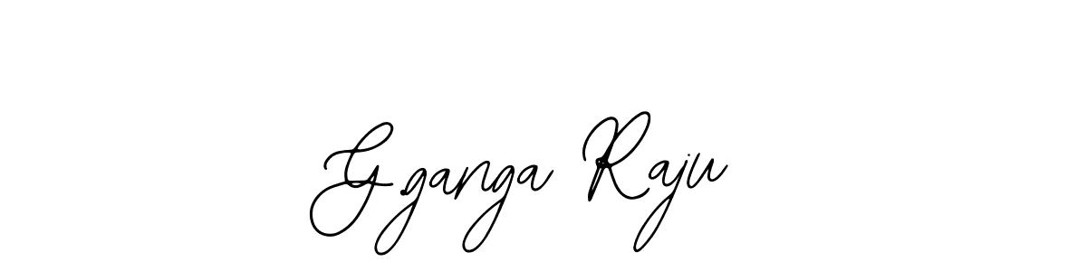 Also we have G.ganga Raju name is the best signature style. Create professional handwritten signature collection using Bearetta-2O07w autograph style. G.ganga Raju signature style 12 images and pictures png