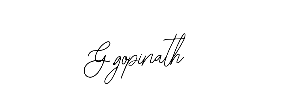 G.gopinath stylish signature style. Best Handwritten Sign (Bearetta-2O07w) for my name. Handwritten Signature Collection Ideas for my name G.gopinath. G.gopinath signature style 12 images and pictures png