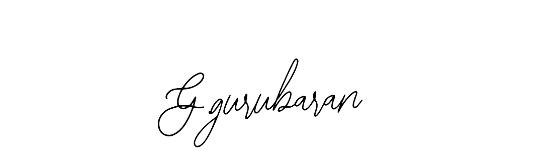 Bearetta-2O07w is a professional signature style that is perfect for those who want to add a touch of class to their signature. It is also a great choice for those who want to make their signature more unique. Get G.gurubaran name to fancy signature for free. G.gurubaran signature style 12 images and pictures png