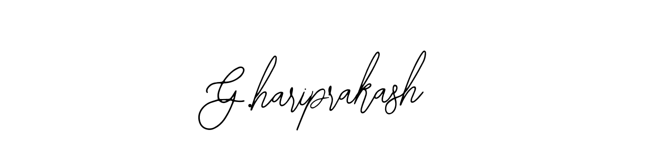 G.hariprakash stylish signature style. Best Handwritten Sign (Bearetta-2O07w) for my name. Handwritten Signature Collection Ideas for my name G.hariprakash. G.hariprakash signature style 12 images and pictures png