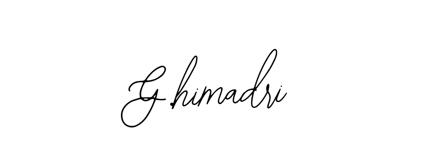 Also You can easily find your signature by using the search form. We will create G.himadri name handwritten signature images for you free of cost using Bearetta-2O07w sign style. G.himadri signature style 12 images and pictures png