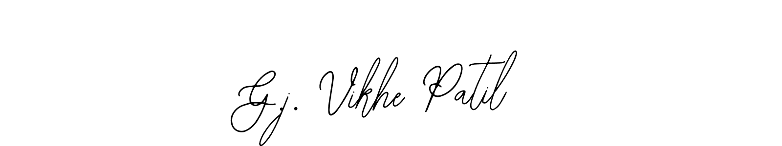 if you are searching for the best signature style for your name G.j. Vikhe Patil. so please give up your signature search. here we have designed multiple signature styles  using Bearetta-2O07w. G.j. Vikhe Patil signature style 12 images and pictures png