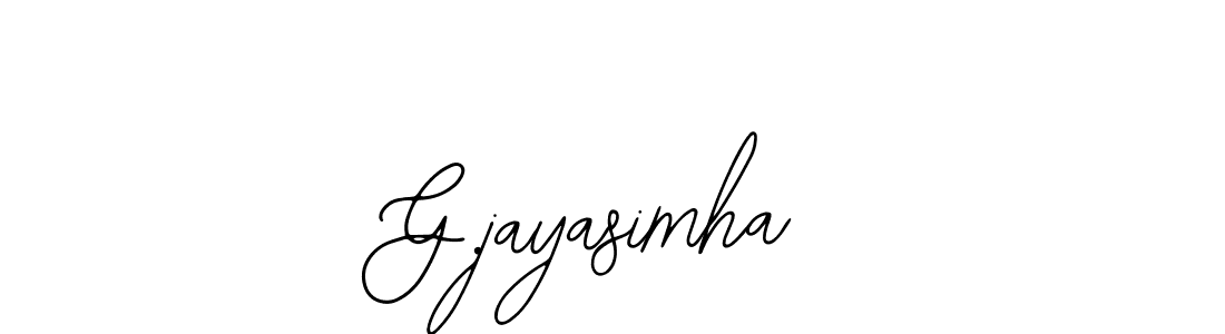 You should practise on your own different ways (Bearetta-2O07w) to write your name (G.jayasimha) in signature. don't let someone else do it for you. G.jayasimha signature style 12 images and pictures png
