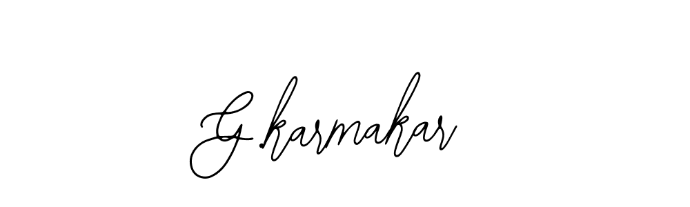 The best way (Bearetta-2O07w) to make a short signature is to pick only two or three words in your name. The name G.karmakar include a total of six letters. For converting this name. G.karmakar signature style 12 images and pictures png