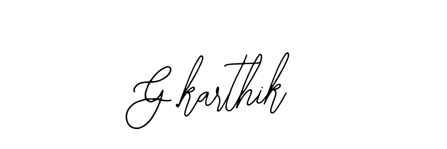 Also we have G.karthik name is the best signature style. Create professional handwritten signature collection using Bearetta-2O07w autograph style. G.karthik signature style 12 images and pictures png