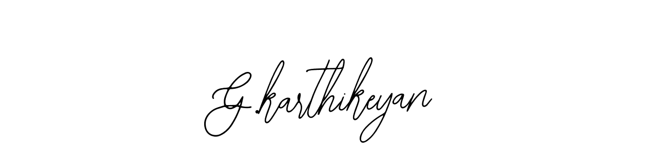 Create a beautiful signature design for name G.karthikeyan. With this signature (Bearetta-2O07w) fonts, you can make a handwritten signature for free. G.karthikeyan signature style 12 images and pictures png