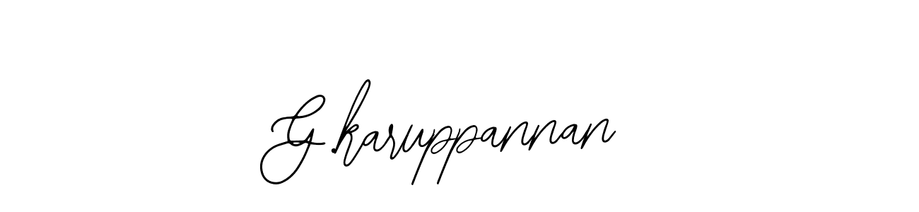 Make a beautiful signature design for name G.karuppannan. With this signature (Bearetta-2O07w) style, you can create a handwritten signature for free. G.karuppannan signature style 12 images and pictures png