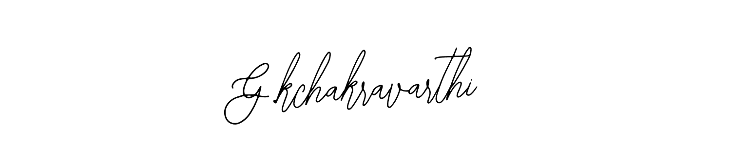 The best way (Bearetta-2O07w) to make a short signature is to pick only two or three words in your name. The name G.kchakravarthi include a total of six letters. For converting this name. G.kchakravarthi signature style 12 images and pictures png