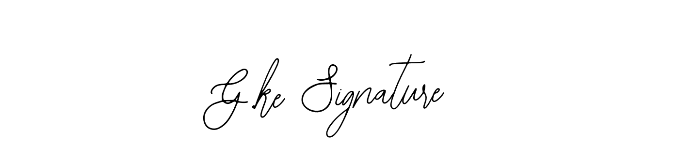 Make a beautiful signature design for name G.ke Signature. With this signature (Bearetta-2O07w) style, you can create a handwritten signature for free. G.ke Signature signature style 12 images and pictures png