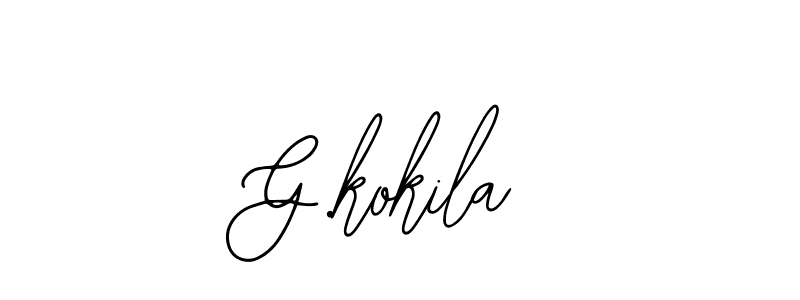 Make a beautiful signature design for name G.kokila. Use this online signature maker to create a handwritten signature for free. G.kokila signature style 12 images and pictures png