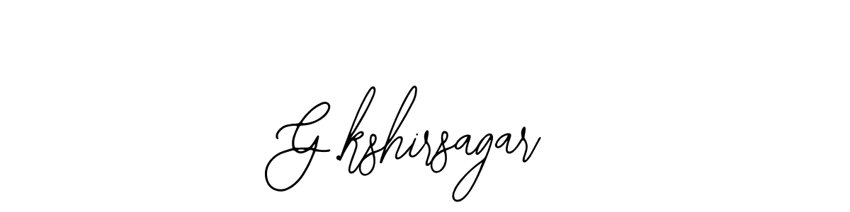 Best and Professional Signature Style for G.kshirsagar. Bearetta-2O07w Best Signature Style Collection. G.kshirsagar signature style 12 images and pictures png