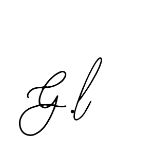 Make a beautiful signature design for name G.l. With this signature (Bearetta-2O07w) style, you can create a handwritten signature for free. G.l signature style 12 images and pictures png