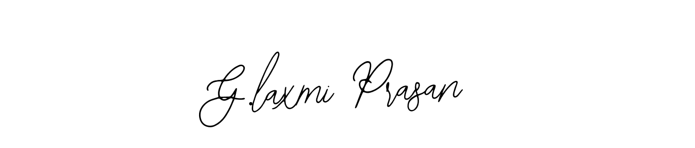 See photos of G.laxmi Prasan official signature by Spectra . Check more albums & portfolios. Read reviews & check more about Bearetta-2O07w font. G.laxmi Prasan signature style 12 images and pictures png