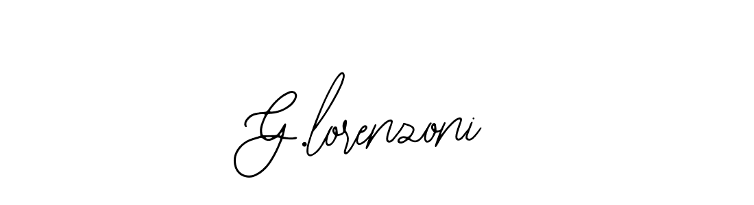 Bearetta-2O07w is a professional signature style that is perfect for those who want to add a touch of class to their signature. It is also a great choice for those who want to make their signature more unique. Get G.lorenzoni name to fancy signature for free. G.lorenzoni signature style 12 images and pictures png
