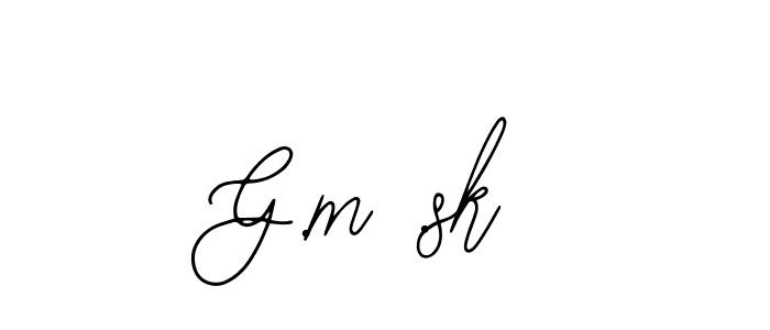 Make a beautiful signature design for name G.m .sk. Use this online signature maker to create a handwritten signature for free. G.m .sk signature style 12 images and pictures png