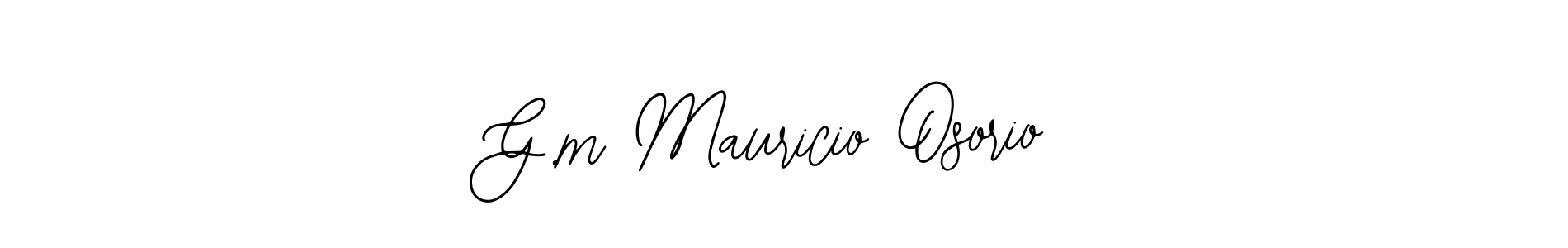 Similarly Bearetta-2O07w is the best handwritten signature design. Signature creator online .You can use it as an online autograph creator for name G.m Mauricio Osorio. G.m Mauricio Osorio signature style 12 images and pictures png