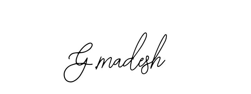 How to Draw G.madesh signature style? Bearetta-2O07w is a latest design signature styles for name G.madesh. G.madesh signature style 12 images and pictures png