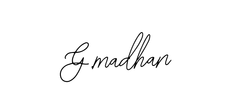 How to make G.madhan signature? Bearetta-2O07w is a professional autograph style. Create handwritten signature for G.madhan name. G.madhan signature style 12 images and pictures png