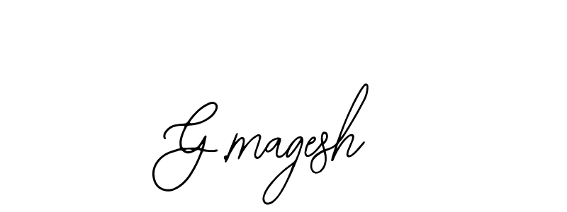 How to Draw G.magesh signature style? Bearetta-2O07w is a latest design signature styles for name G.magesh. G.magesh signature style 12 images and pictures png