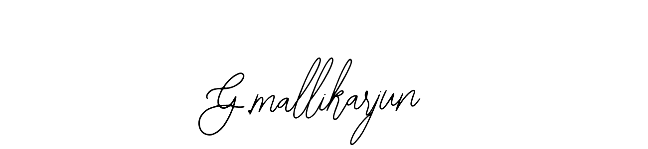 The best way (Bearetta-2O07w) to make a short signature is to pick only two or three words in your name. The name G.mallikarjun include a total of six letters. For converting this name. G.mallikarjun signature style 12 images and pictures png