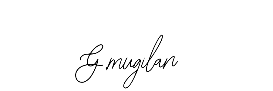 Also we have G.mugilan name is the best signature style. Create professional handwritten signature collection using Bearetta-2O07w autograph style. G.mugilan signature style 12 images and pictures png