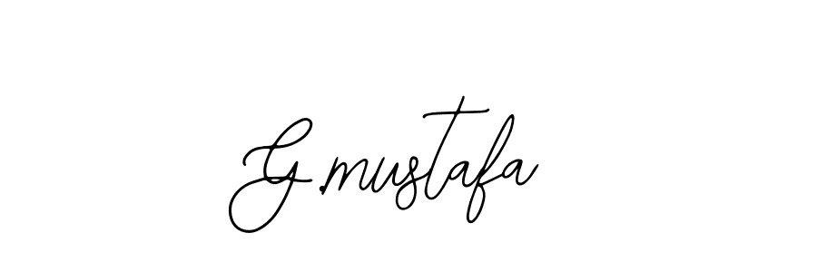Also we have G.mustafa name is the best signature style. Create professional handwritten signature collection using Bearetta-2O07w autograph style. G.mustafa signature style 12 images and pictures png